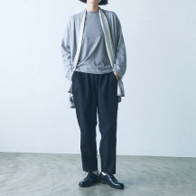 【WEB限定】ao ガーゼイージーペグパンツ