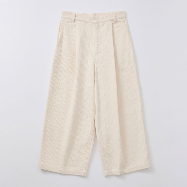 【WEB限定】ao ガーゼバレルパンツ