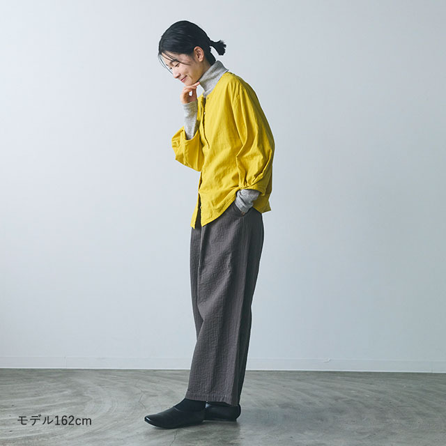 【WEB限定】ao ガーゼバレルパンツ