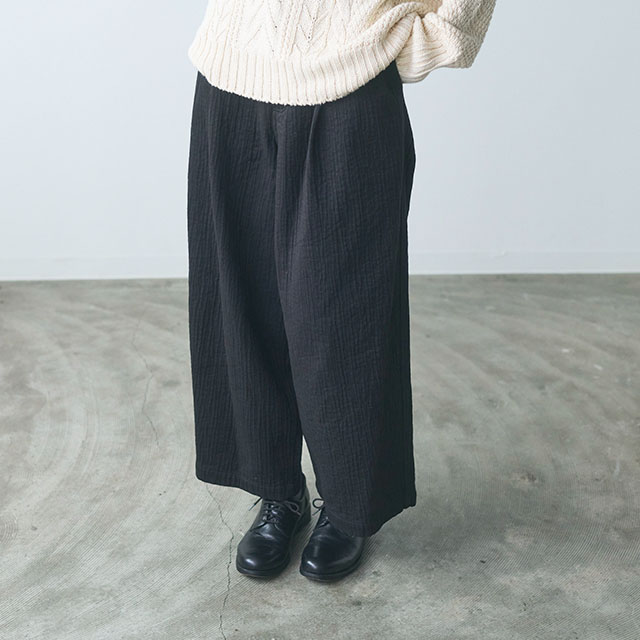 【WEB限定】ao ガーゼバレルパンツ