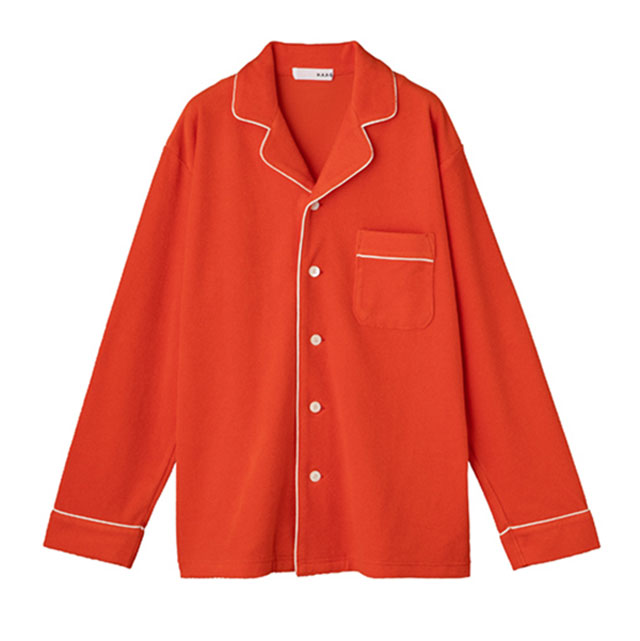 40PAJYAMA　SHIRTS NAVY L