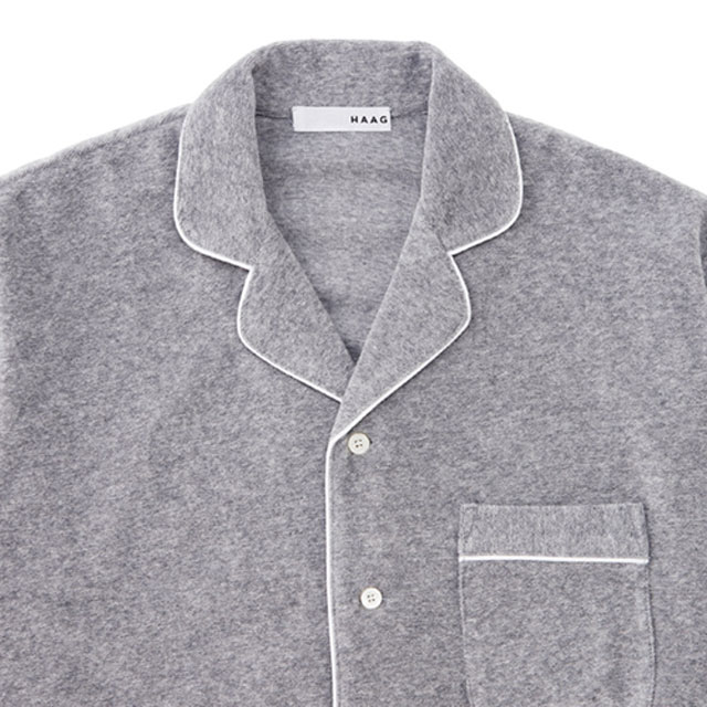 40PAJYAMA　SHIRTS NAVY L