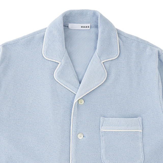 40PAJYAMA　SHIRTS NAVY L