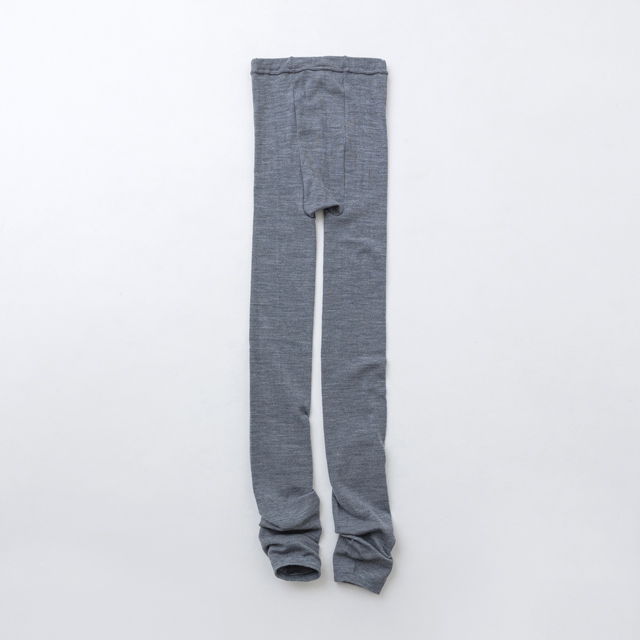 ウールプレーンレギンス ブラック フリー