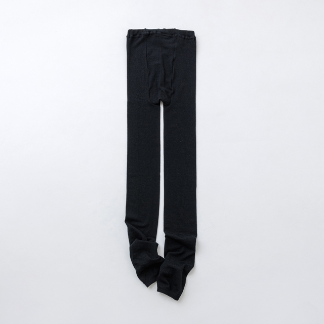 ウールプレーンレギンス ブラック フリー