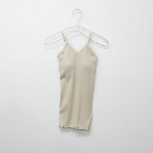 スーピマコットン パッド付キャミ