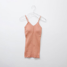 スーピマコットン パッド付キャミ