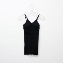 スーピマコットン パッド付キャミ