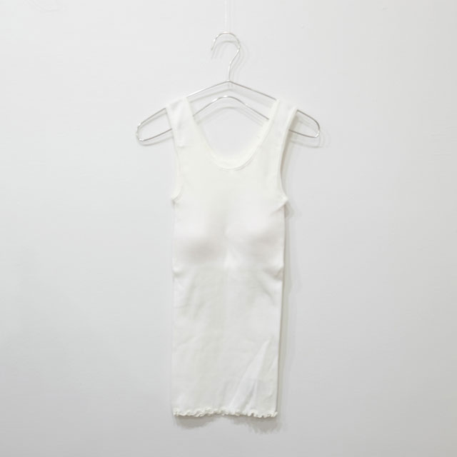 スーピマコットン　パッド付タンク オフ