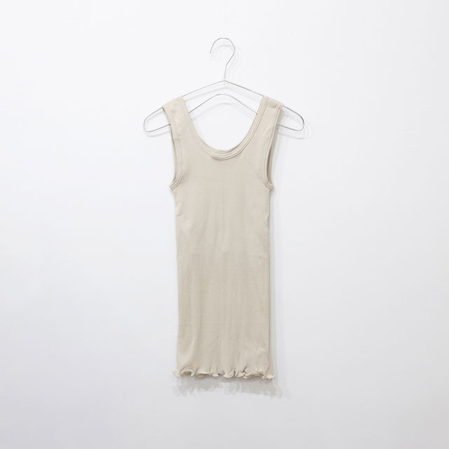 スーピマコットン　パッド付タンク オフ