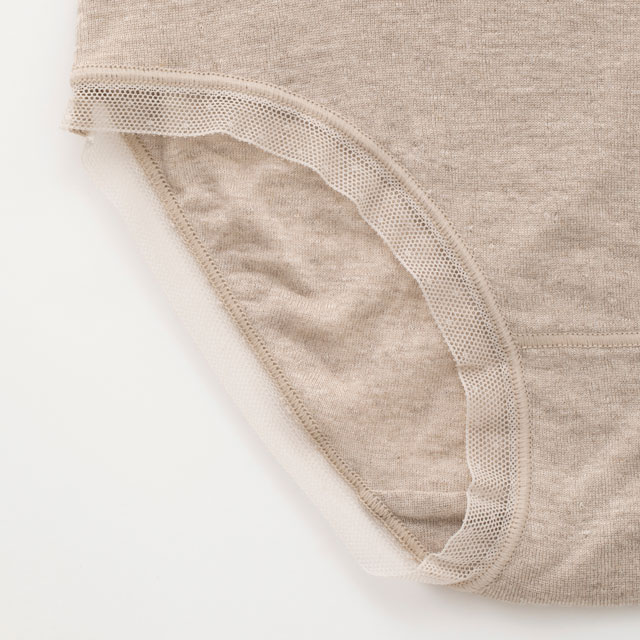 更麻　ショーツ レース　スムース