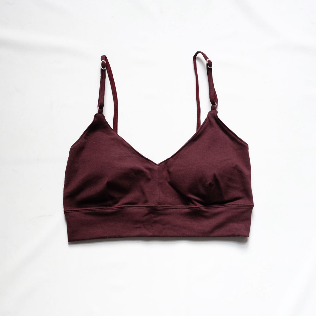 organic cotton ブラトップ grape ONE