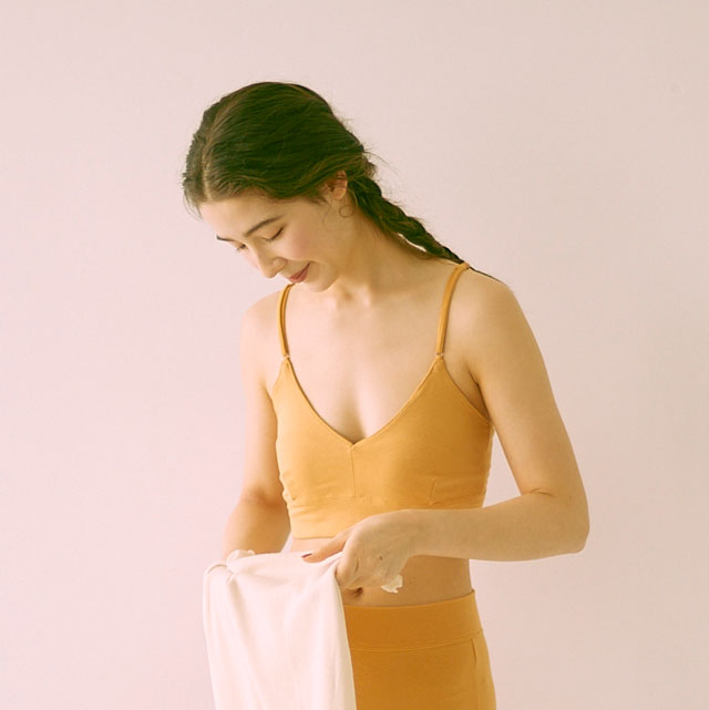 organic cotton ブラトップ sage ONE