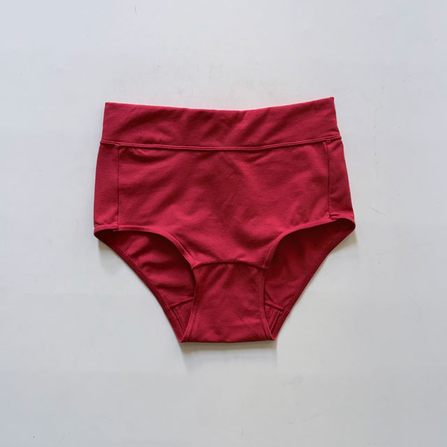 organic cotton ショーツ red ONE