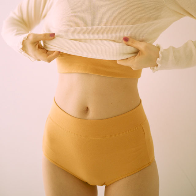 organic cotton ショーツ sage ONE