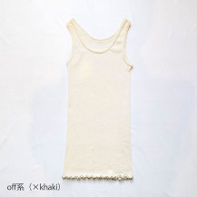 merino wool タンクトップ