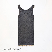 merino wool タンクトップ