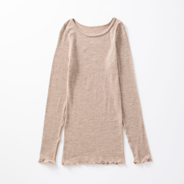 【WEB限定】me.(ミードット)　merino woolロングスリーブ