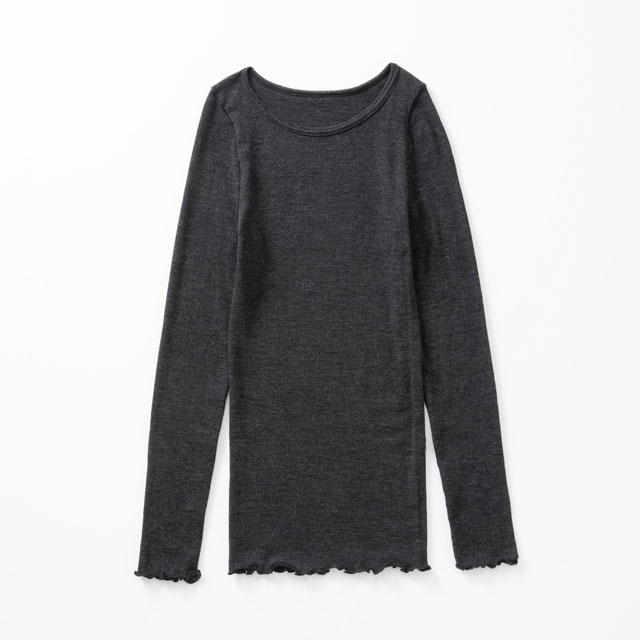 【WEB限定】me.(ミードット)　merino woolロングスリーブ