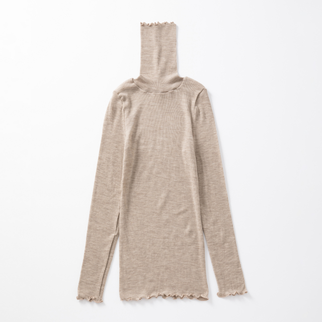 【WEB限定】me.(ミードット)　merino woolタートルネック
