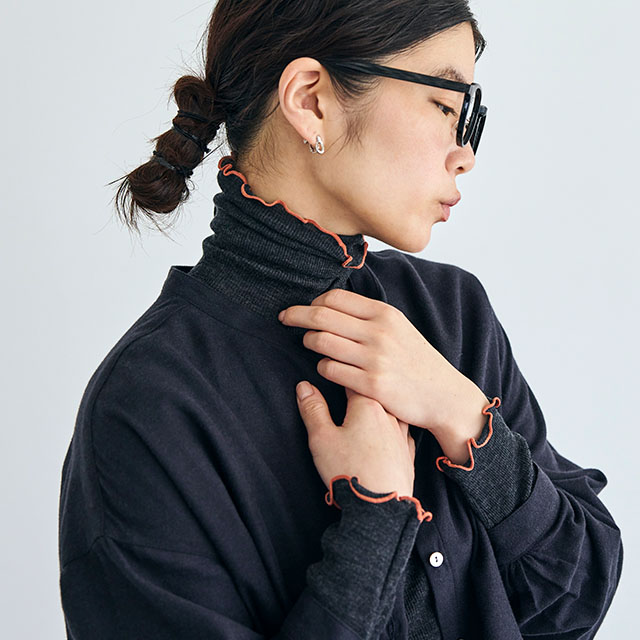 【WEB限定】me.(ミードット)　merino woolタートルネック
