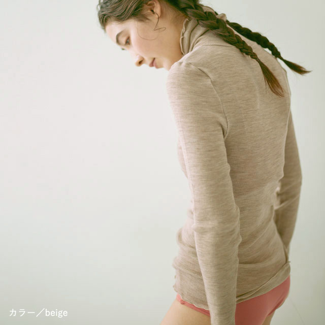 【WEB限定】me.(ミードット) merino woolタートルネック