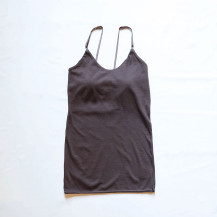 コットンシルクパッド入りキャミ