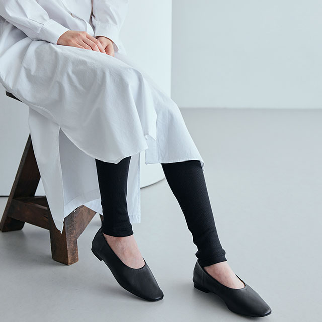 しなやか綿のレギンス