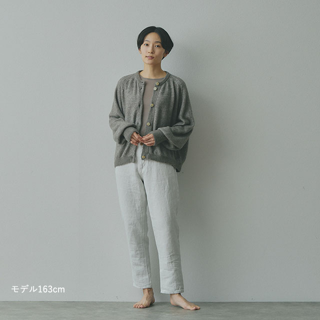 やわらウールのインナー　クルーネック