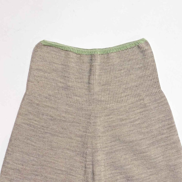 me. merino wool ウォームパンツ beige系(×khaki) ONE
