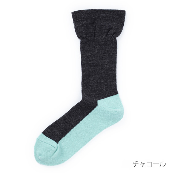 しめつけないくつしたウールクルー