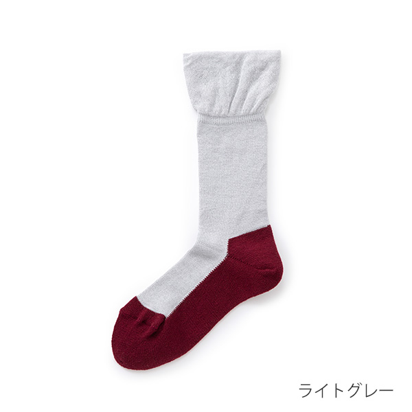 しめつけないくつしたウールクルー