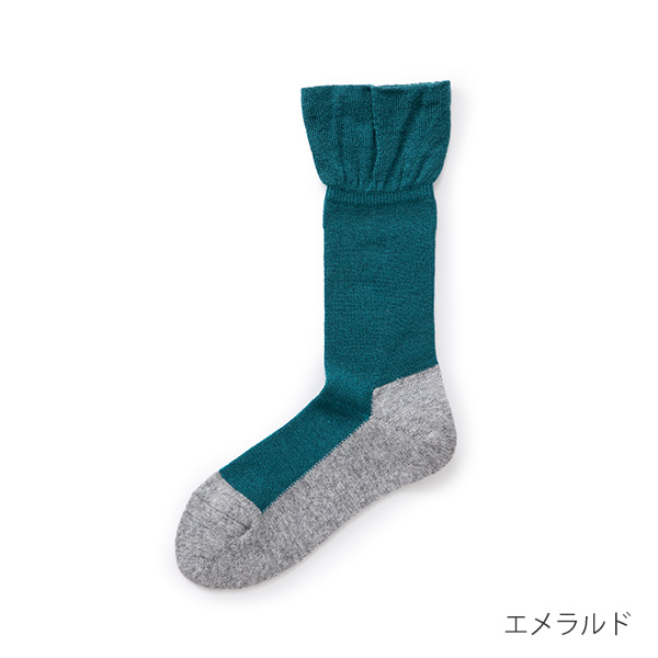 しめつけないくつしたウールクルー