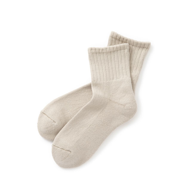 30SHORT　SOCKS ウオールグレー 22-24