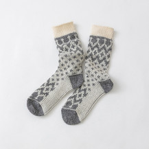 【WEB限定】SOUKI NORDIC WOOL リブクルー