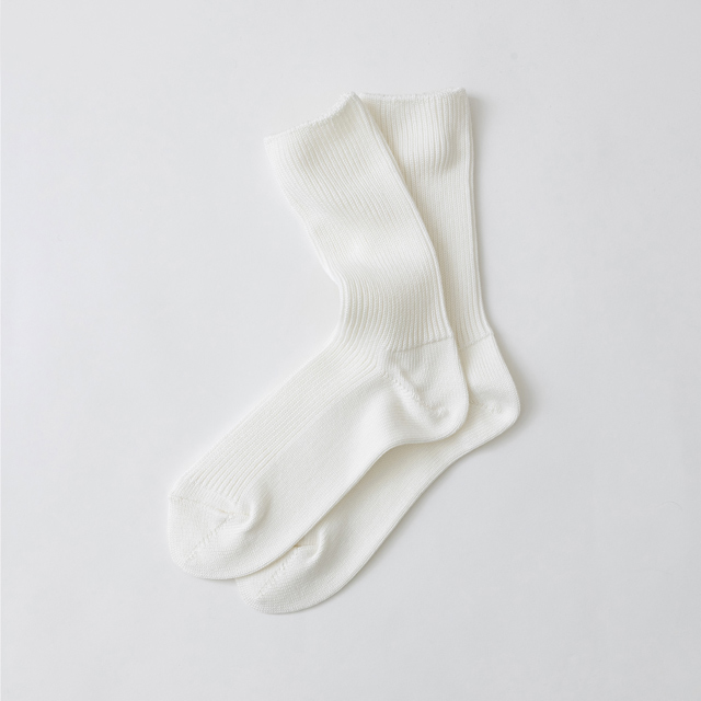 SOCKS Menu No.3 SUVIN GOLD COTTON ホワイト S