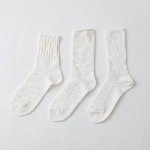 SOCKS/Tasting Socks ギフトボックス ホワイト M　3種セット
