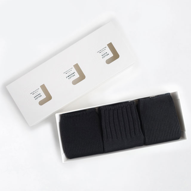 SOCKS/Tasting Socks ギフトボックス ホワイト M　3種セット
