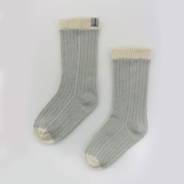 RIB　　STITCH　SOCKS ブルーベリー フリー