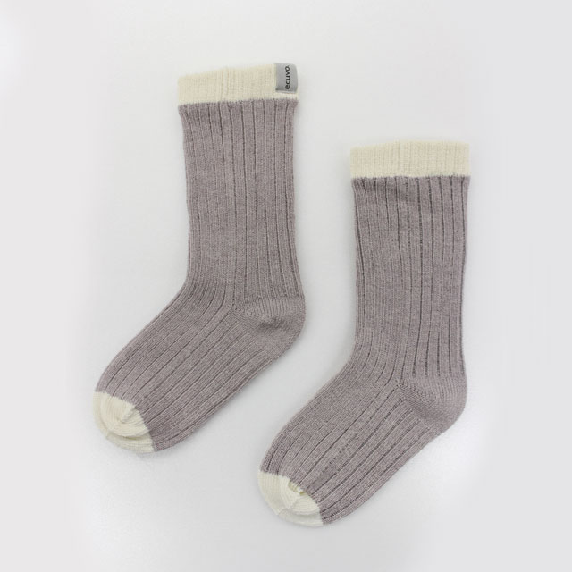RIB　　STITCH　SOCKS ブルーベリー フリー