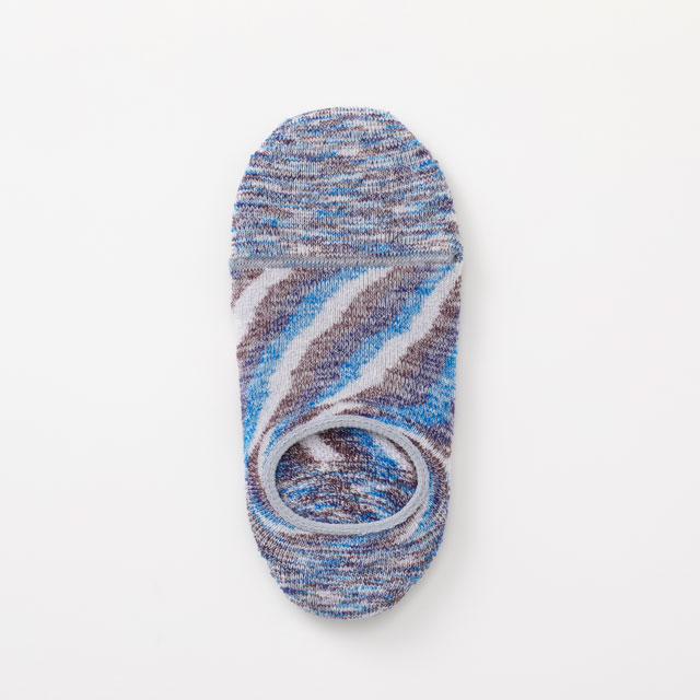 【WEB限定】綿麻のしめつけないフットカバーMarble