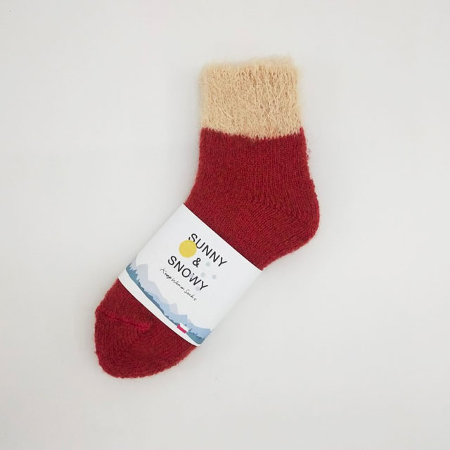 SUNNY＆SNOWY　インサイドモヘア グレー M