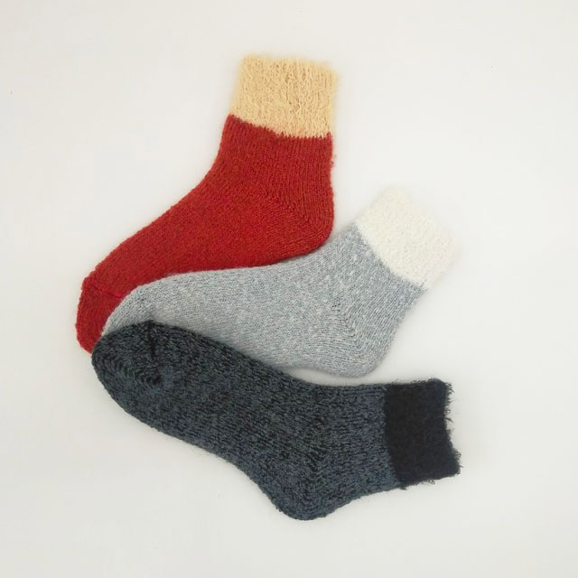 SUNNY＆SNOWY　インサイドモヘア グレー M