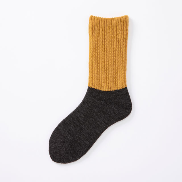 あたたかいくつしたリブDip クルー