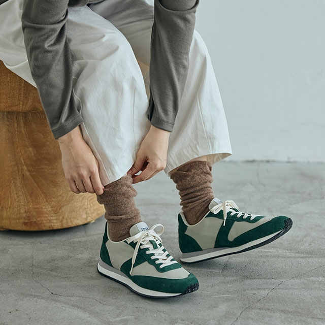 しめつけないくつしたウールクルー