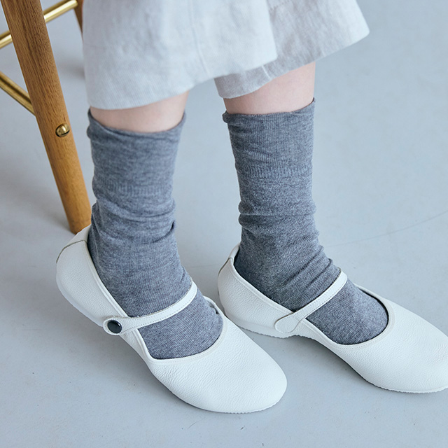しめつけない靴下　綿