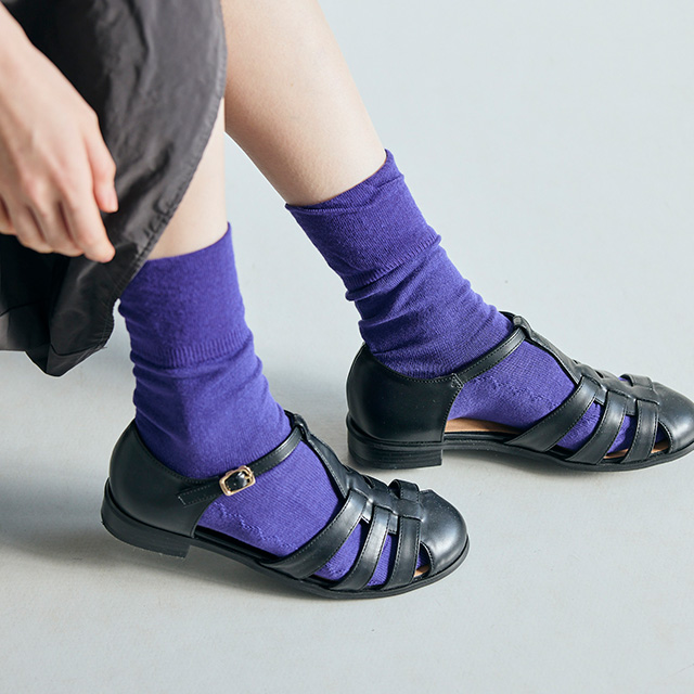 しめつけない靴下　綿