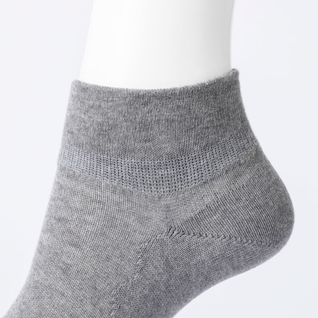 しめつけない靴下　綿　アンクル