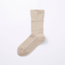 しめつけない靴下　綿麻