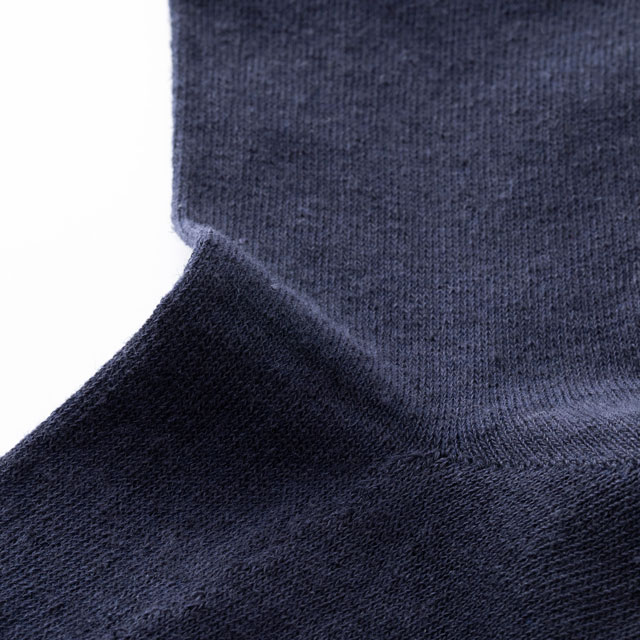 しめつけない靴下　綿麻